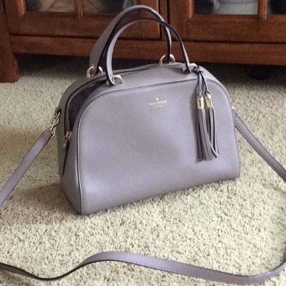 kate spade Handbags - Kate Spade Taupe/grey purse